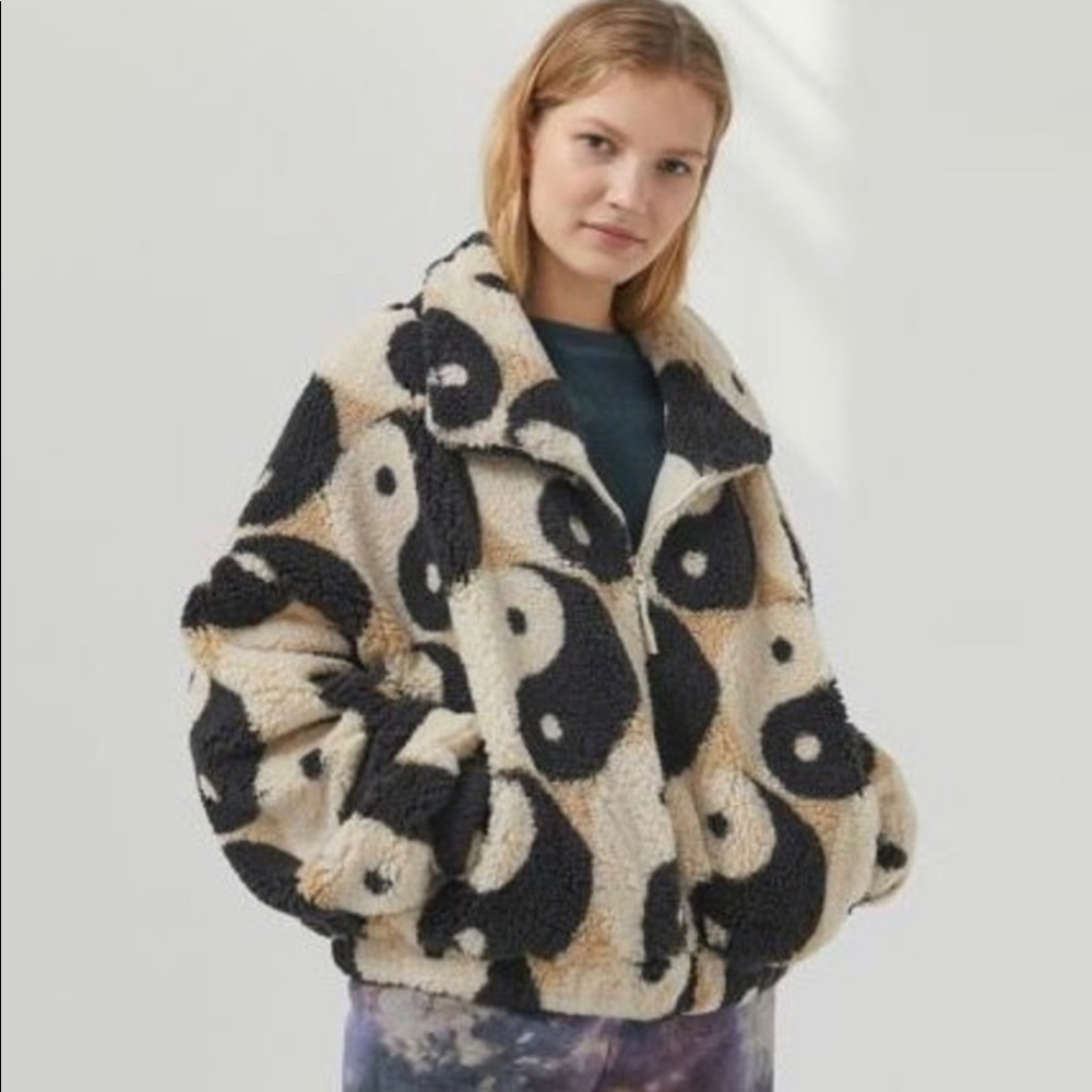 Urban Outfitters Yin Yang Sherpa Jacket